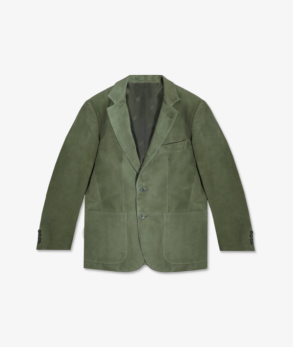 Single-breasted suede jacket Kuwait