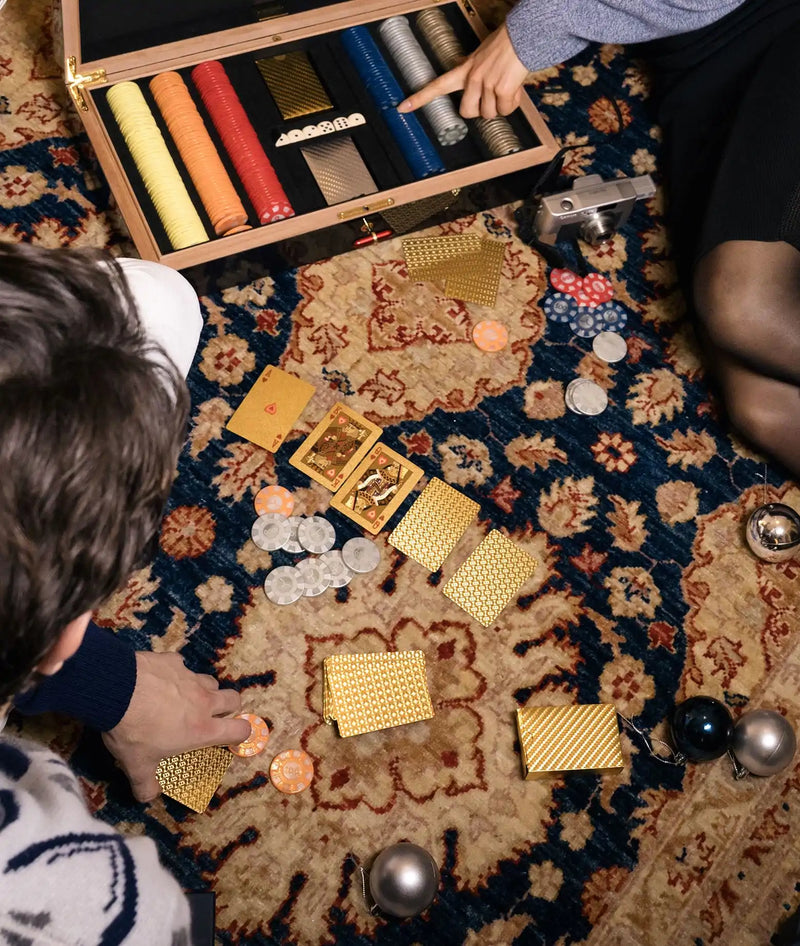 Gold playing cards Venezia