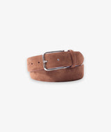 Suede leather belt