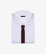 Burgundy Textured Silk Tie