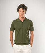 Linen and cotton polo Saint Tropez