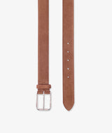 Suede leather belt