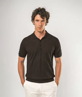 Linen and cotton polo Saint Tropez