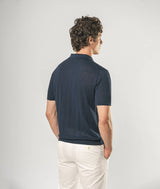 Linen and cotton polo Saint Tropez