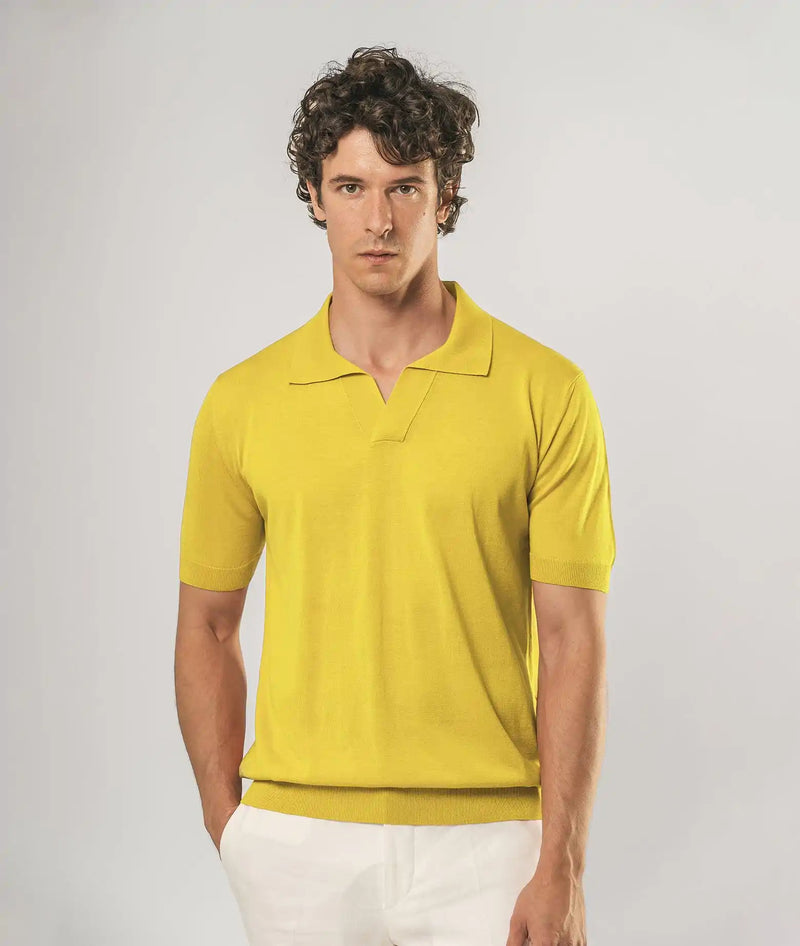 Silk polo Tulum