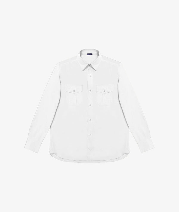 Military linen shirt Passy