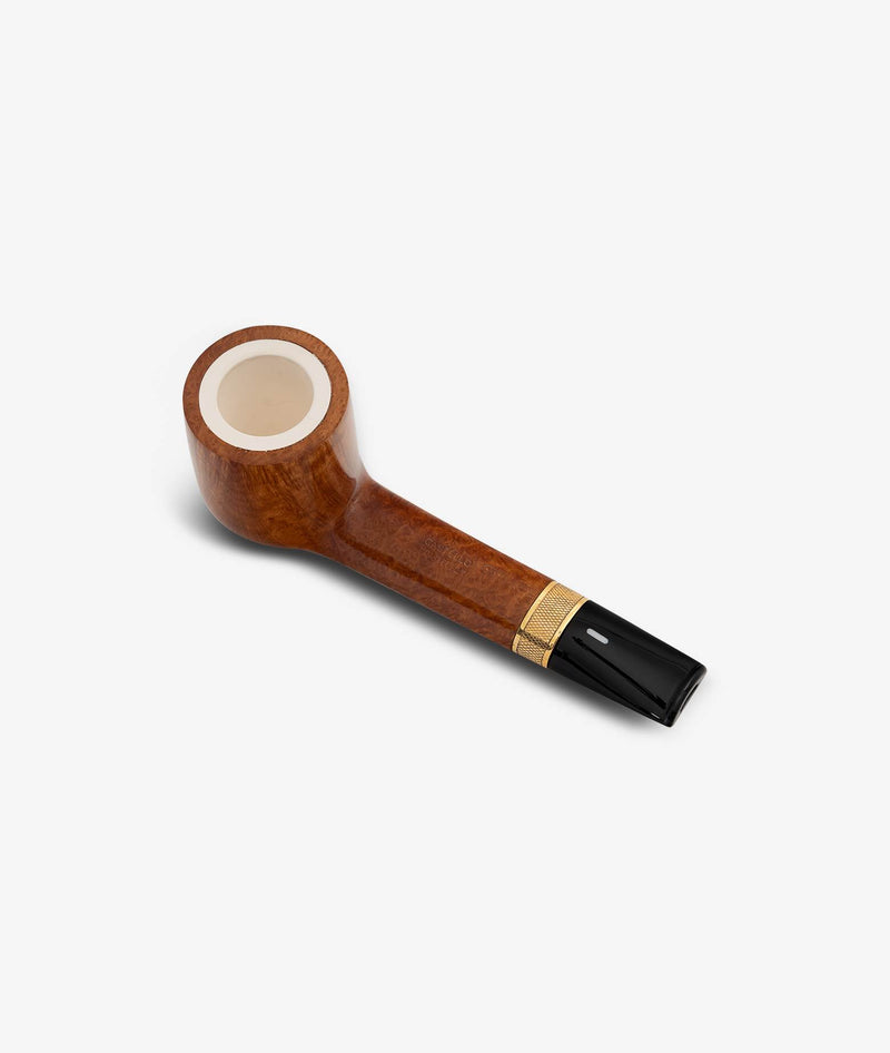 Pipe with gold ring