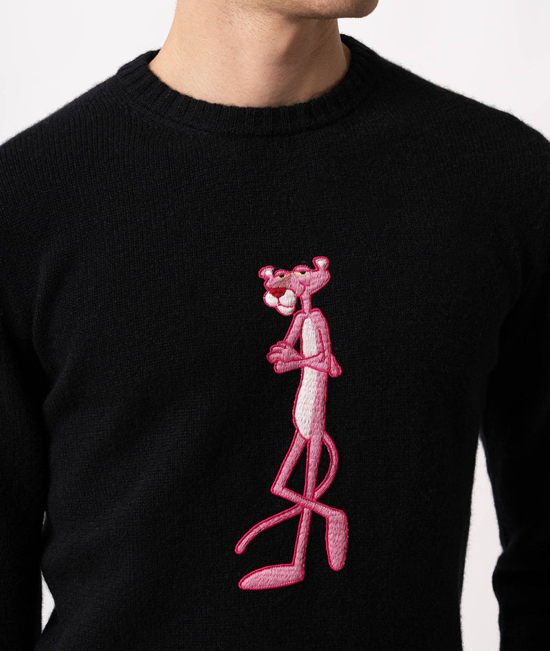 pink panther sweater dress MARKET PINK PANTHER HEIST SWEATER - Black